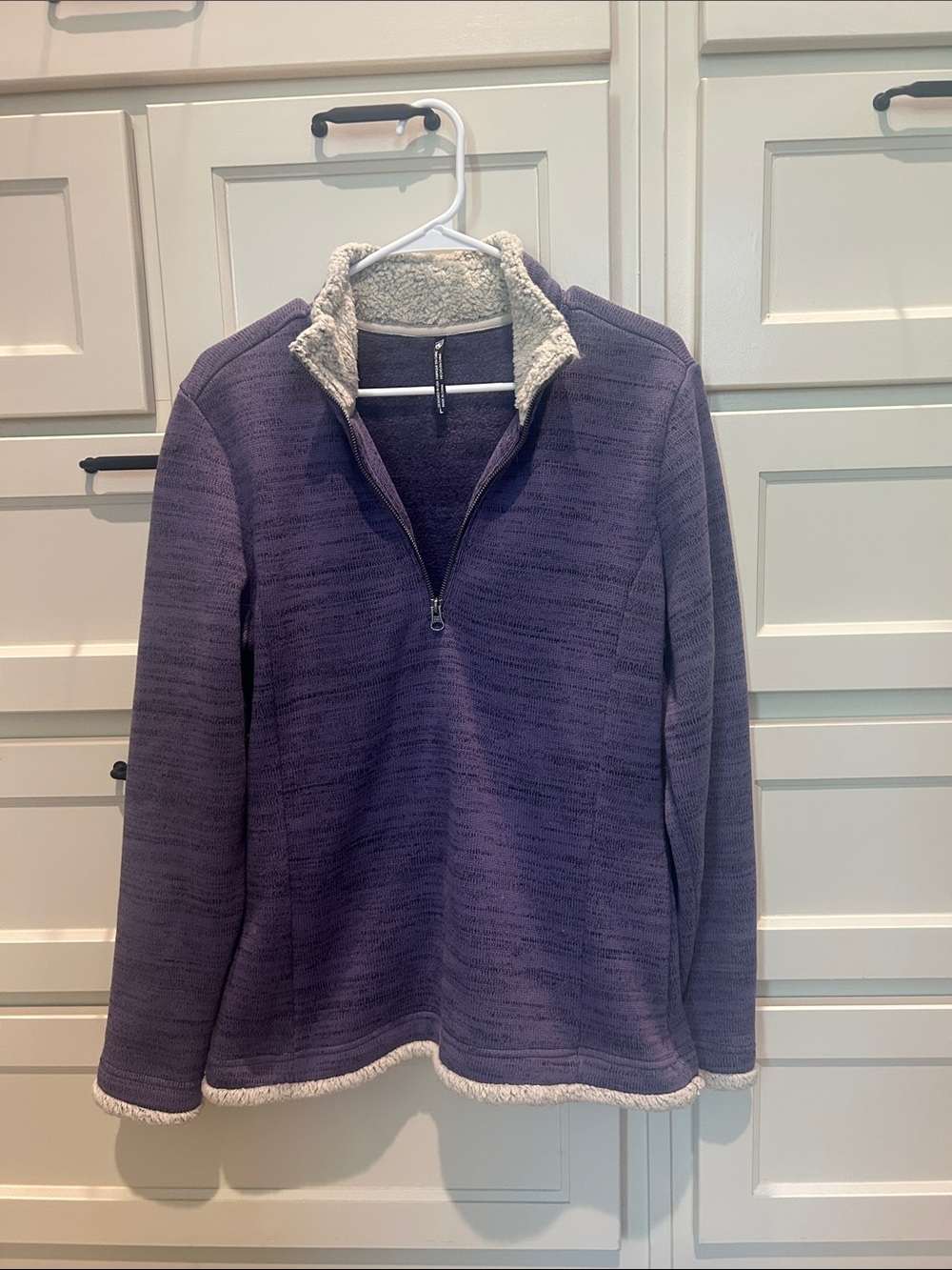 Kuhl Purple Sherpa Quarter-Zip Pullover